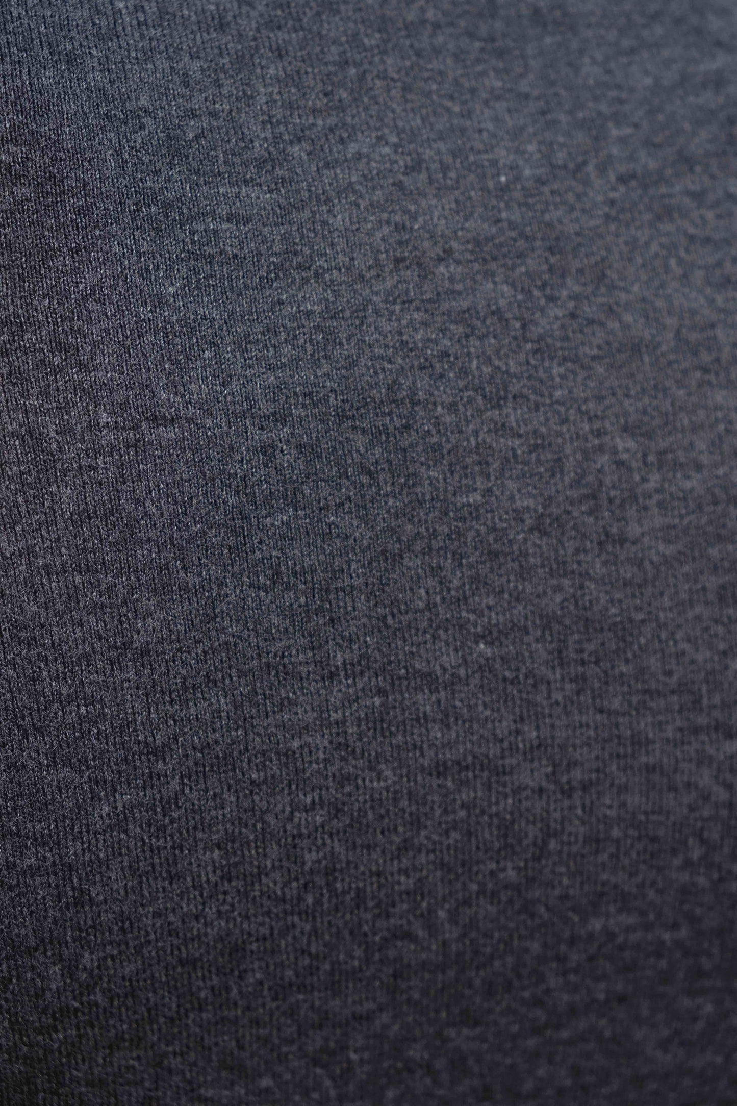 Jersey punto gris melange cuello subido mujer