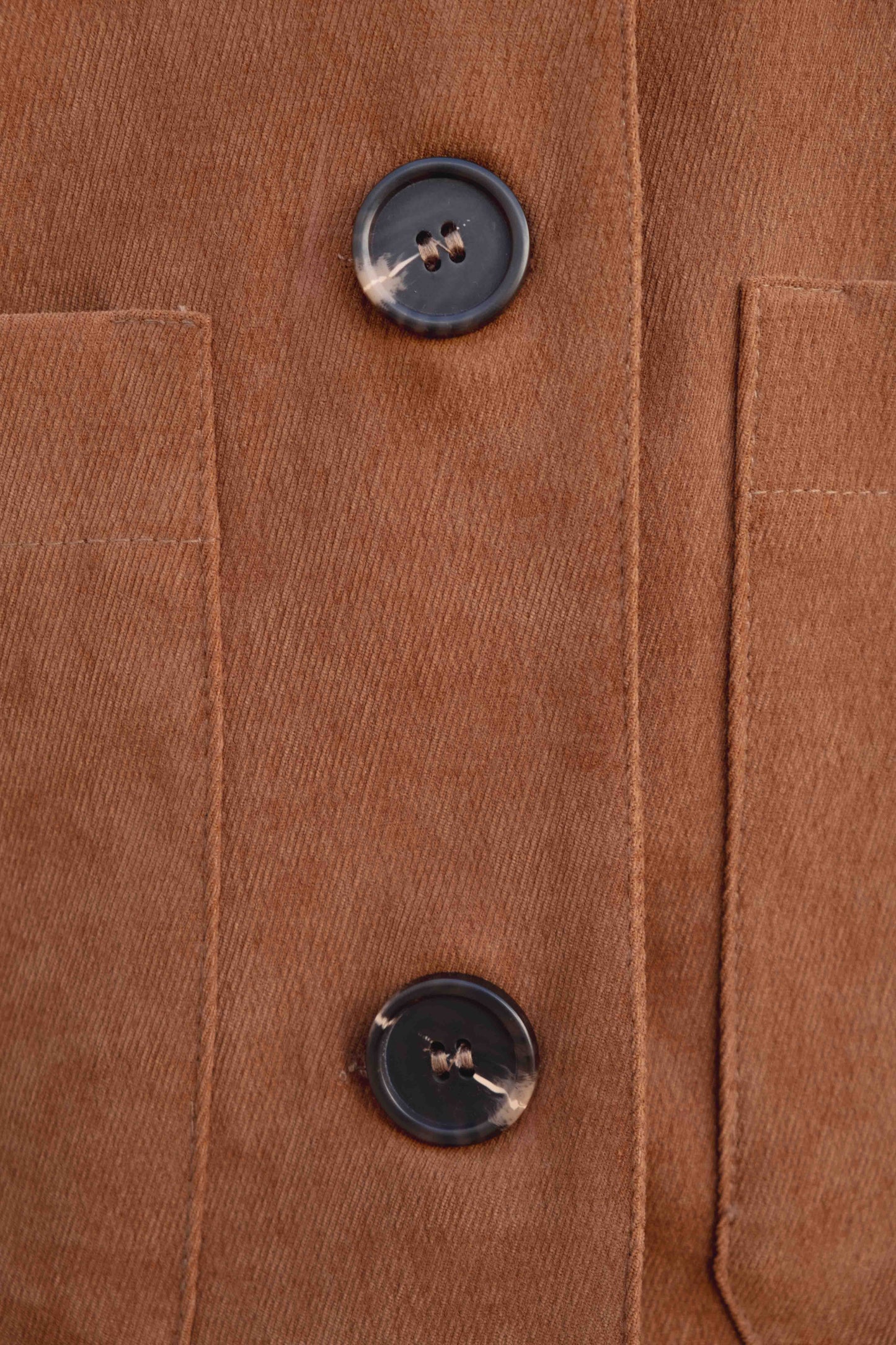 Chaqueta Corta Efecto Ante con Cuello Solapa