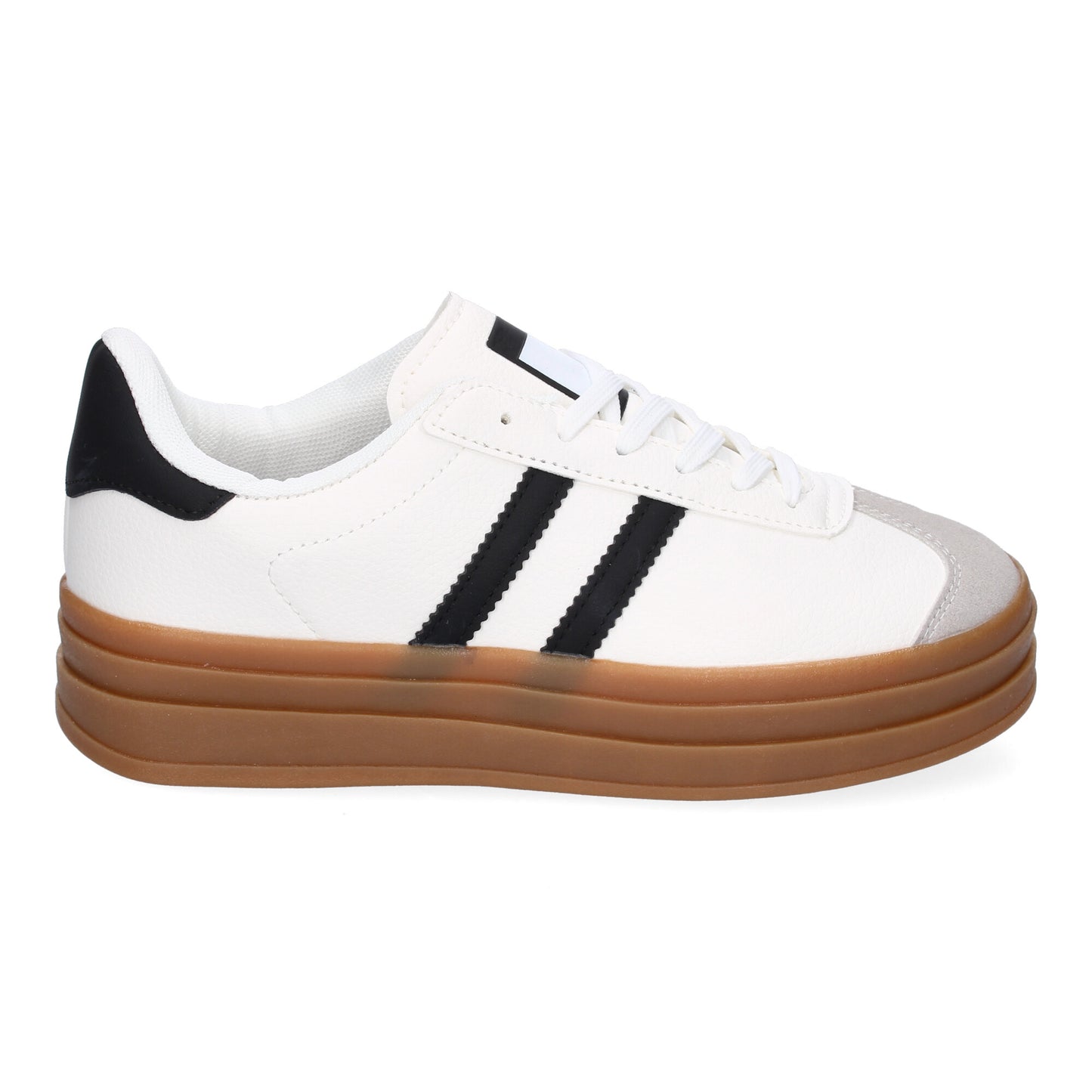 Zapatilla Deportiva Elegante Blanca con Doble Suela