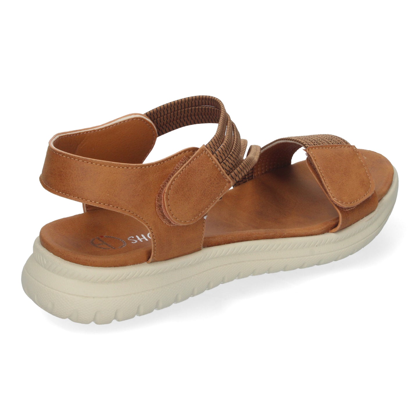 Sandalias Planas para Mujer. Cómodas y Elegantes con Diseño Moderno Tiras Cruzadas Elásticas y Cierre de Velcro Ideales para Uso Diario