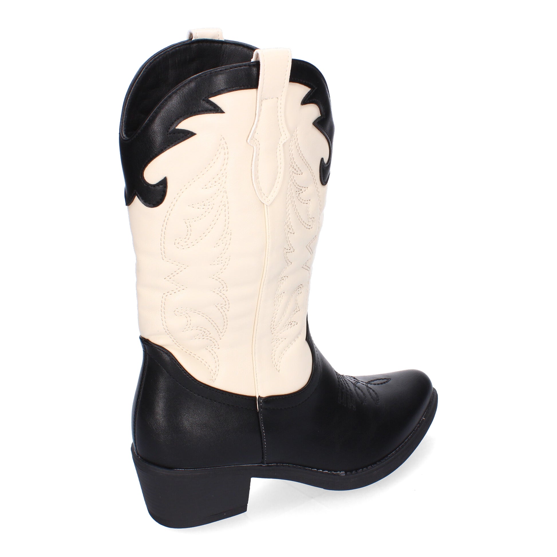 Botas cowboy negras con bordados