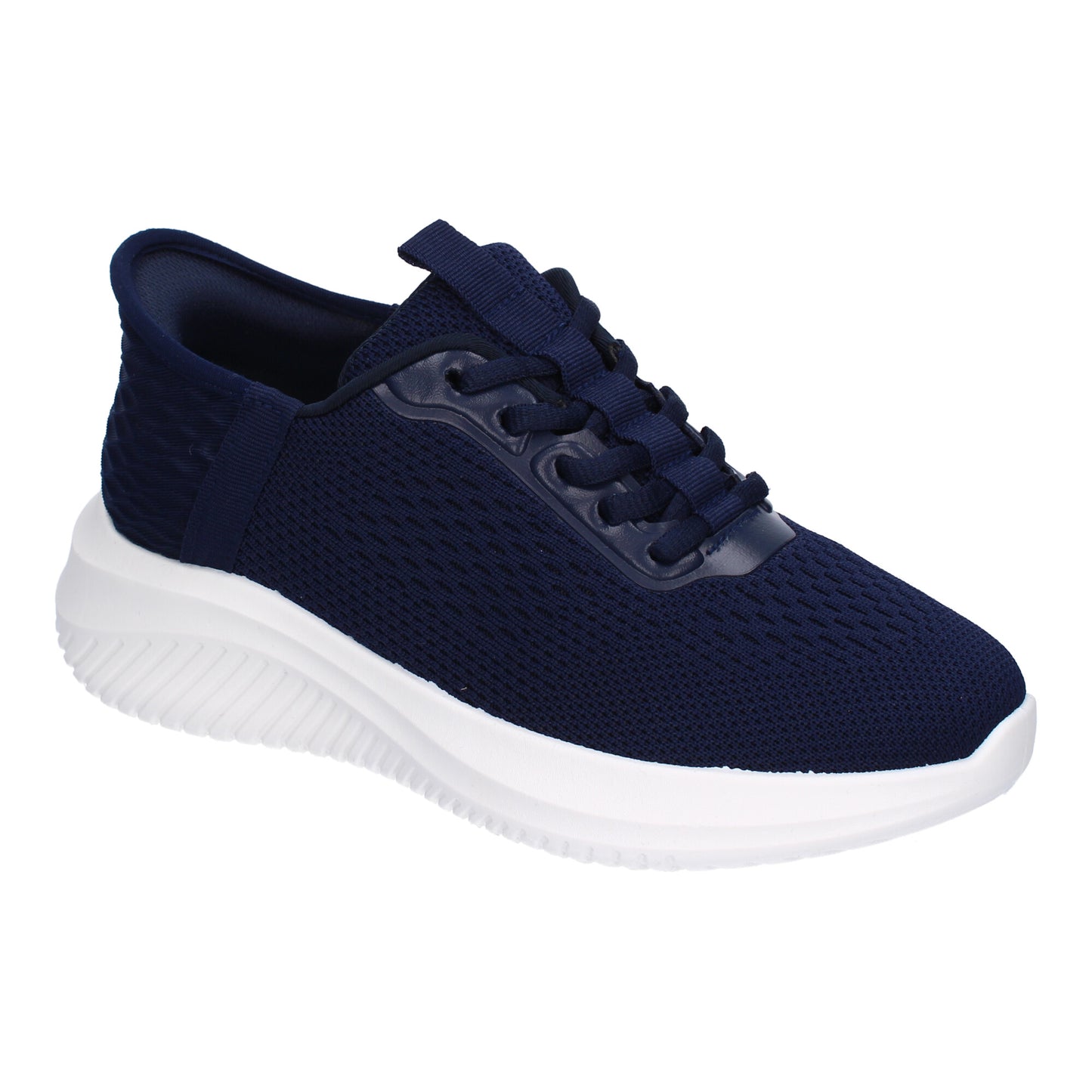 Zapatillas deportivas azules con cordones
