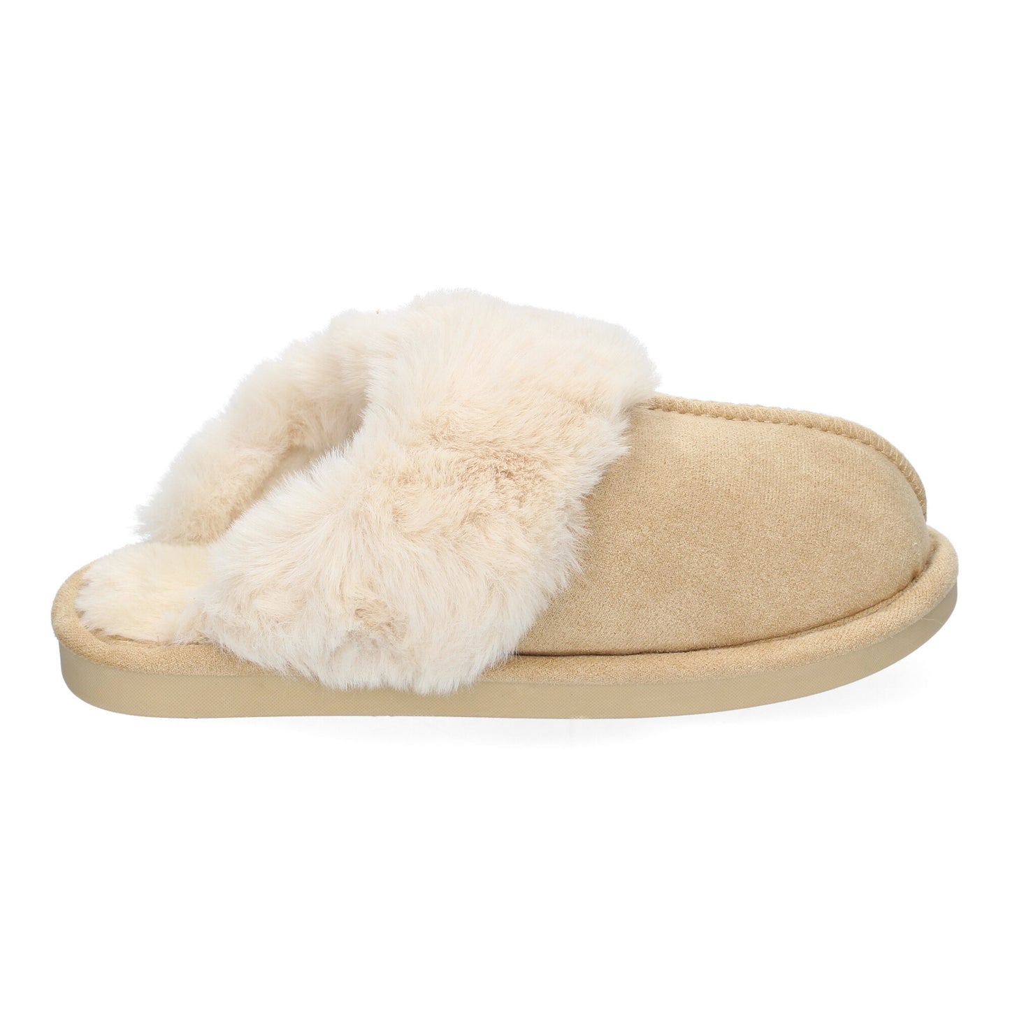 Zapatillas de Casa I7263 Beige con Forro de Pelo