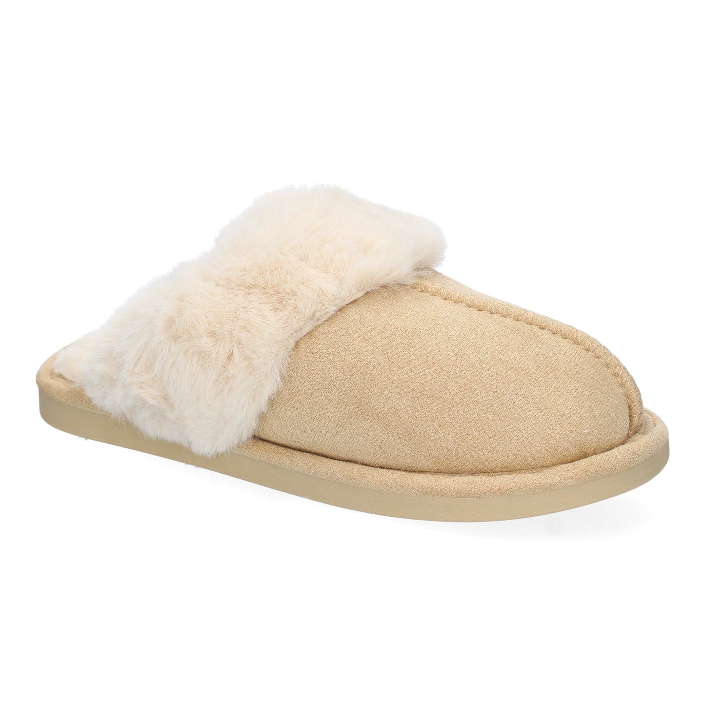 Zapatillas de Casa I7263 Beige con Forro de Pelo