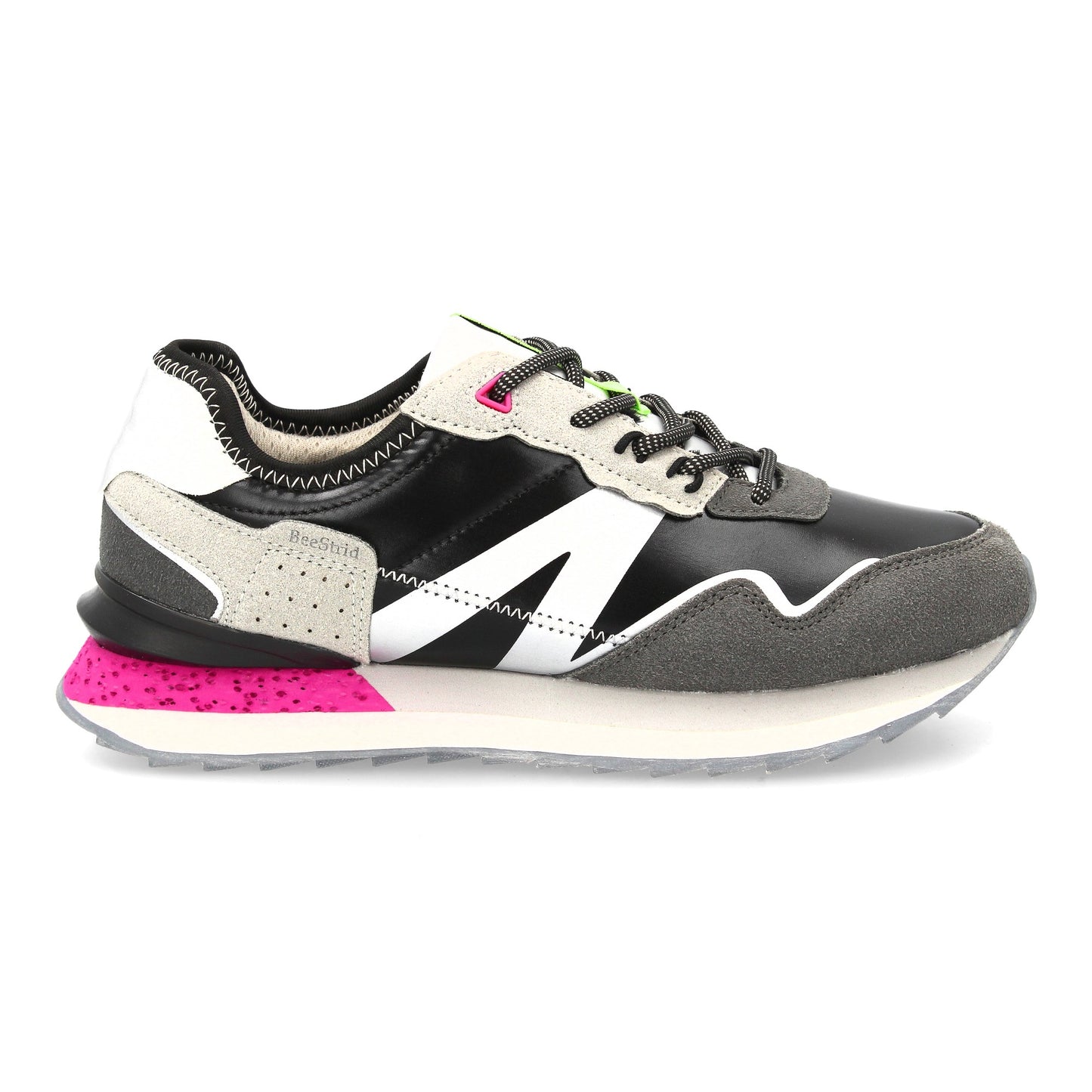 Zapatilla Urbana Negra - Suela Efecto Salpicado