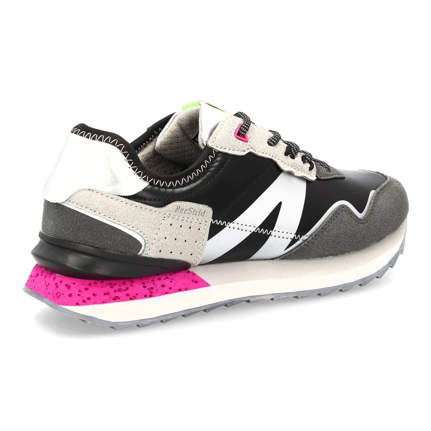 Zapatilla Urbana Negra - Suela Efecto Salpicado