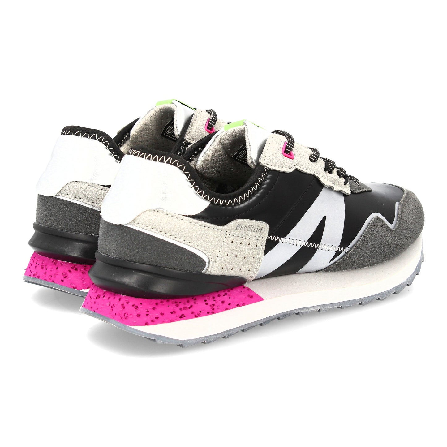 Zapatilla Urbana Negra - Suela Efecto Salpicado