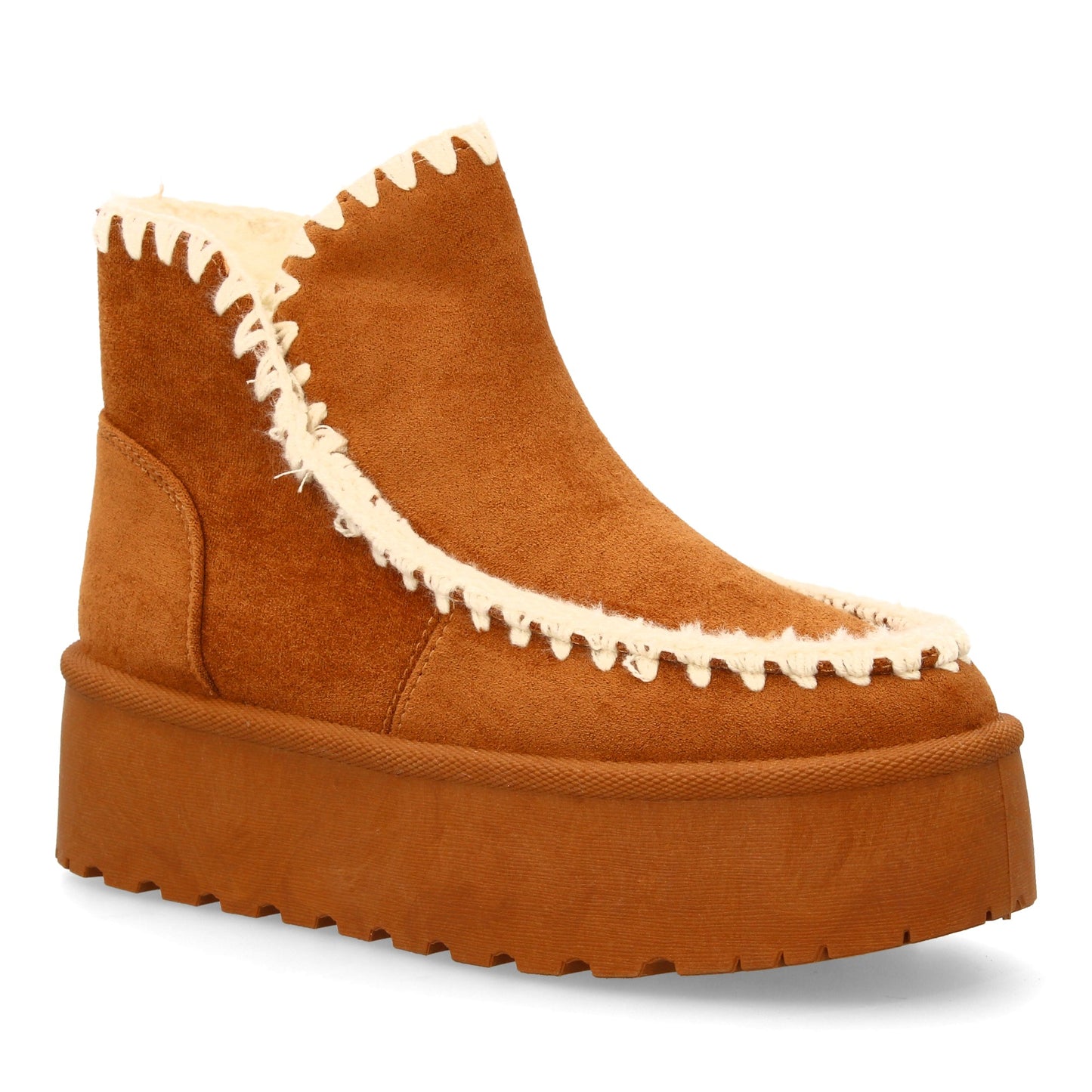 Botín Australiano de Plataforma LT33-46 Camel para Mujer
