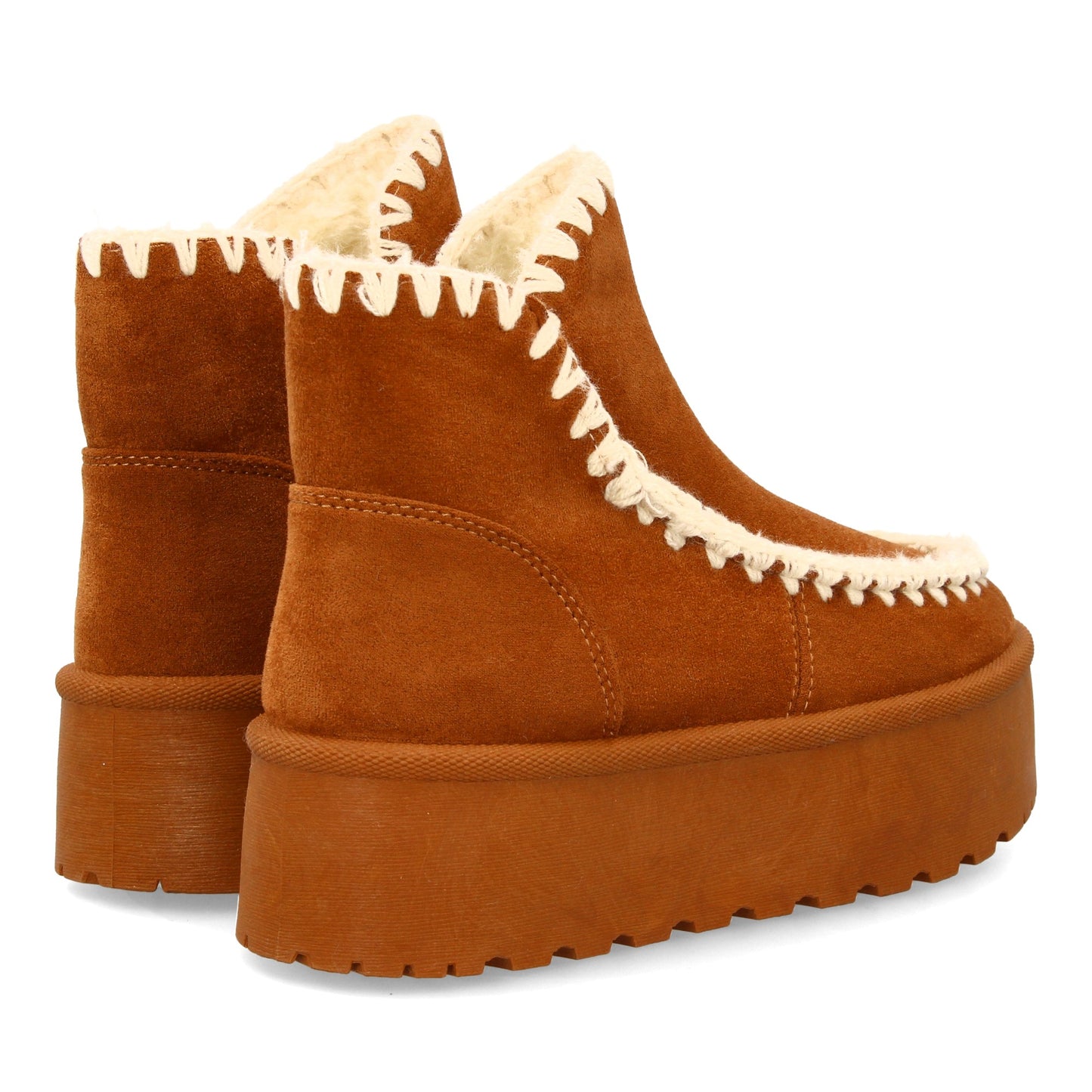 Botín Australiano de Plataforma LT33-46 Camel para Mujer