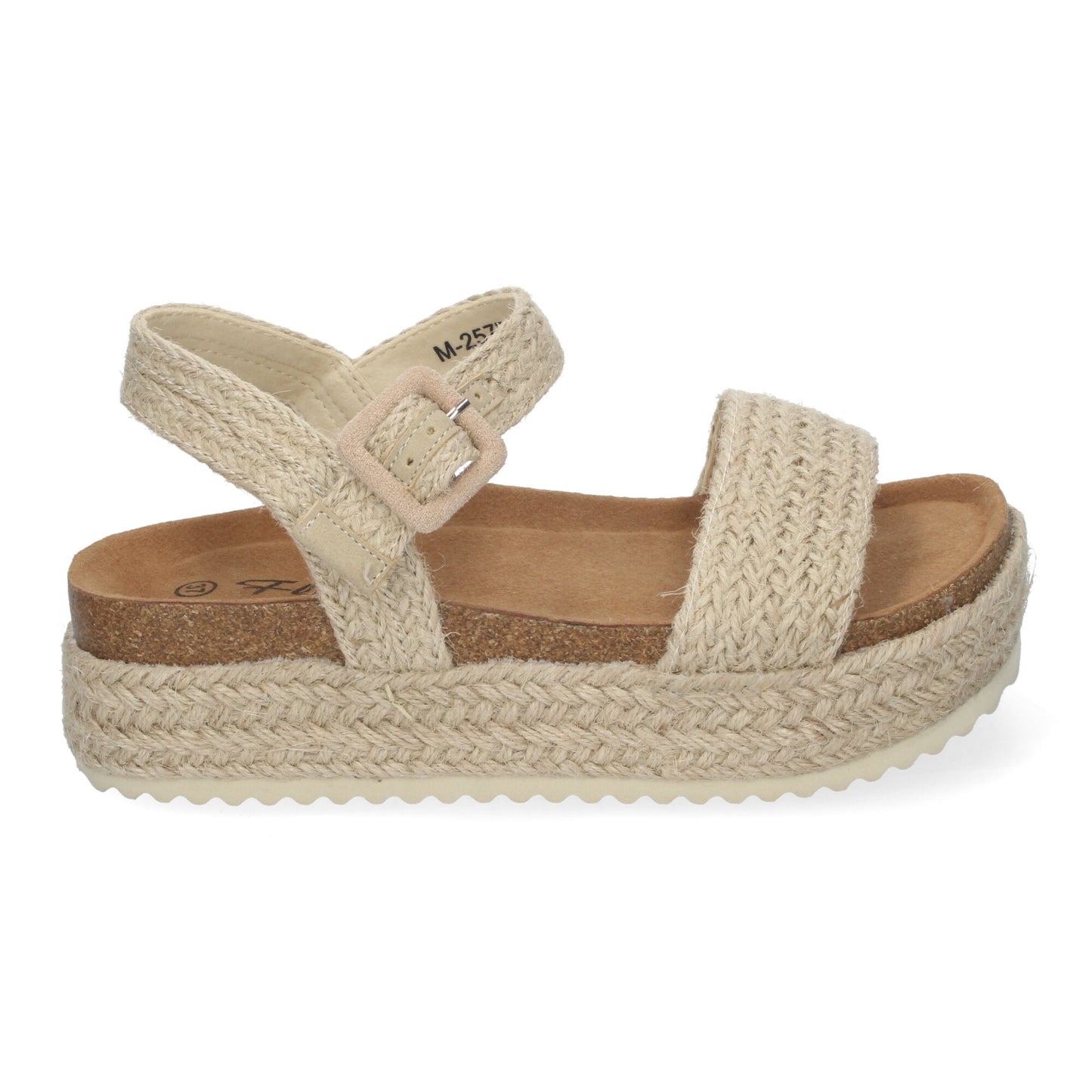 Sandalia de Plataforma Bio para Mujer Cómodas con Pala y Talón Abierto Cierre de Hebilla Ideales para Primavera Verano
