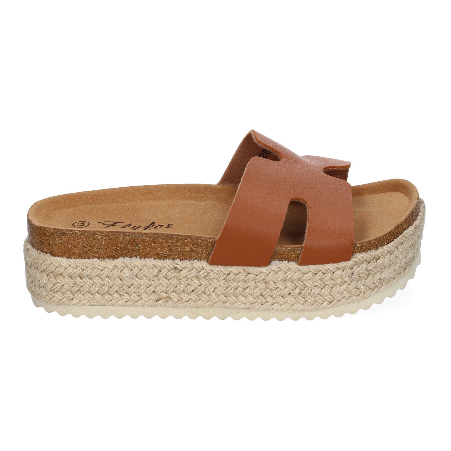 Sandalias Planas Bio Mujer Taupe Pala Detalle Cómodas Anatómicas