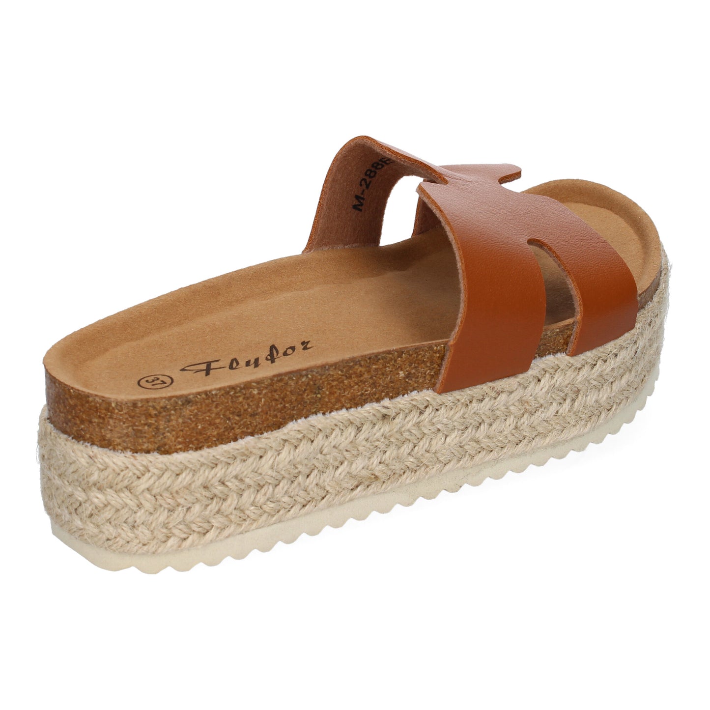 Sandalias Planas Bio Mujer Taupe Pala Detalle Cómodas Anatómicas