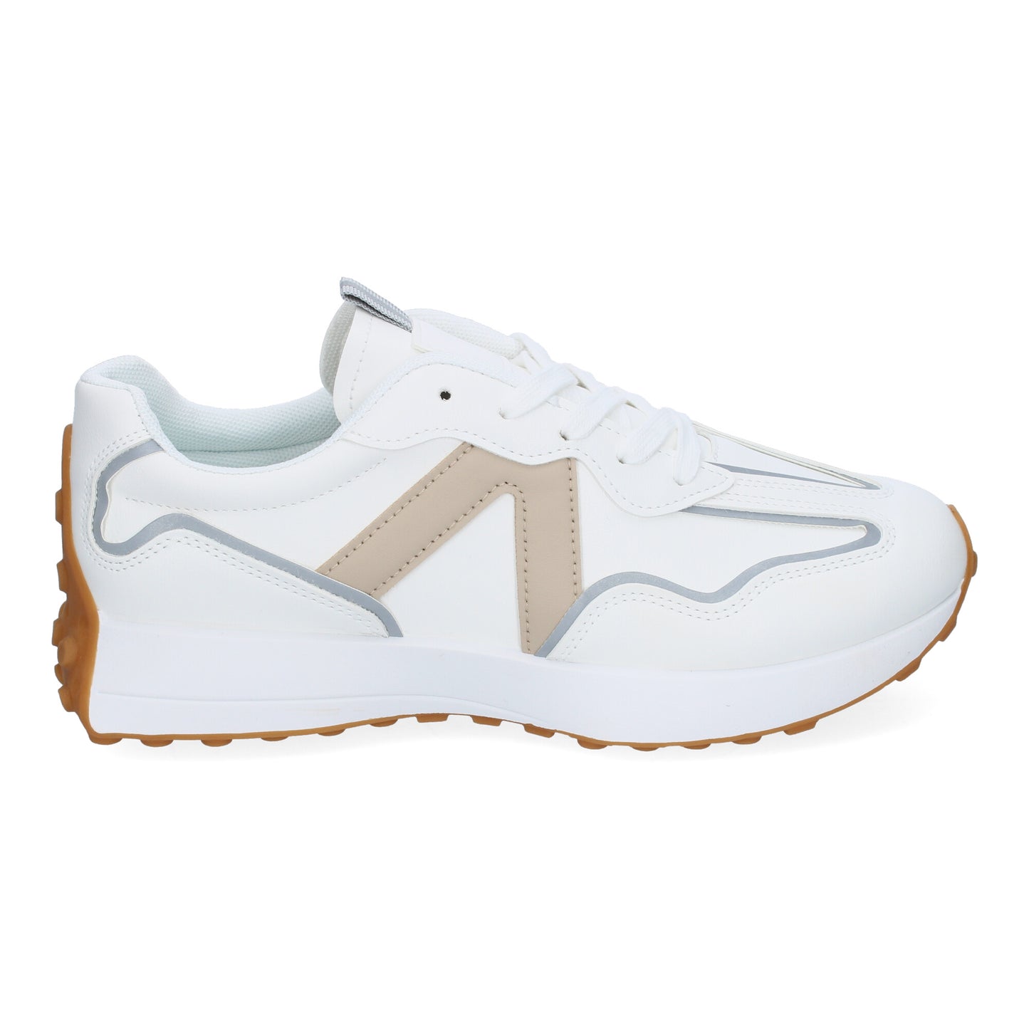 Zapatillas Casual Hombre Kaki - Cordones, Acolchadas y Versátiles