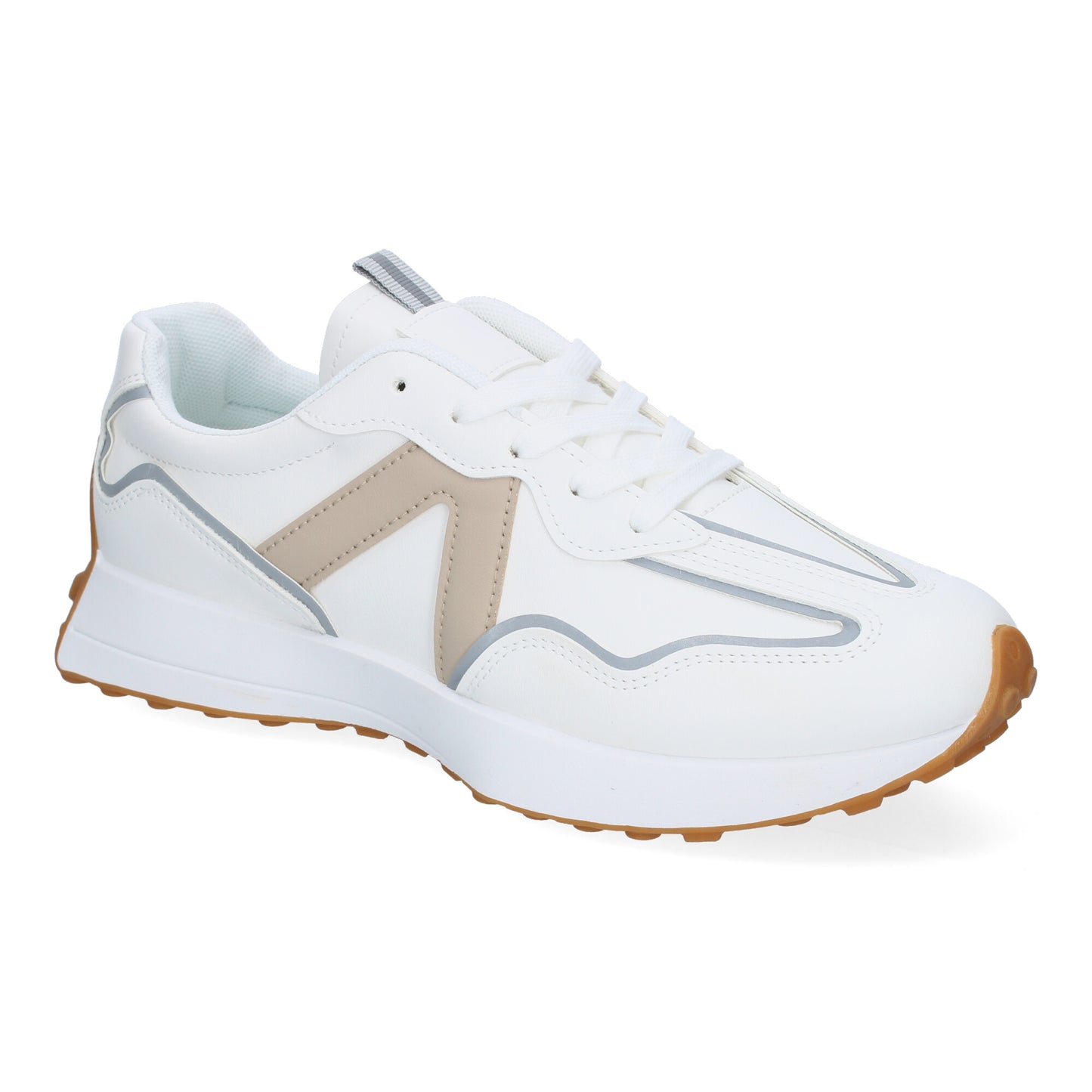 Zapatillas Casual Hombre Kaki - Cordones, Acolchadas y Versátiles