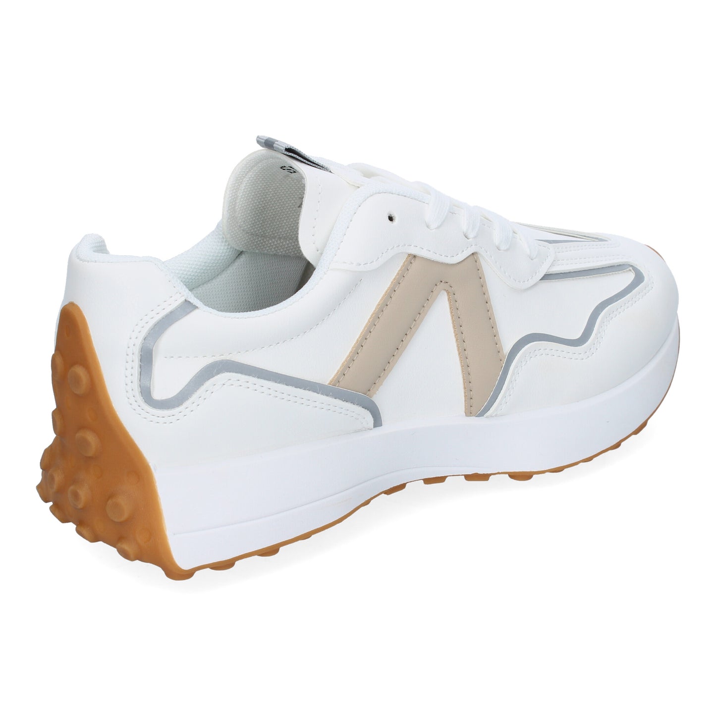 Zapatillas Casual Hombre Kaki - Cordones, Acolchadas y Versátiles