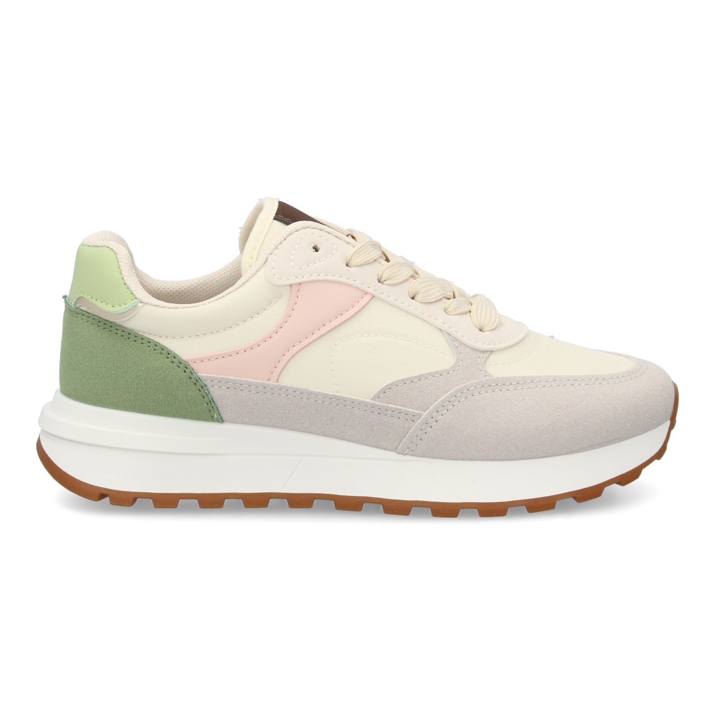 Zapatilla Sneaker Urbana Plana - Rosa Pastel