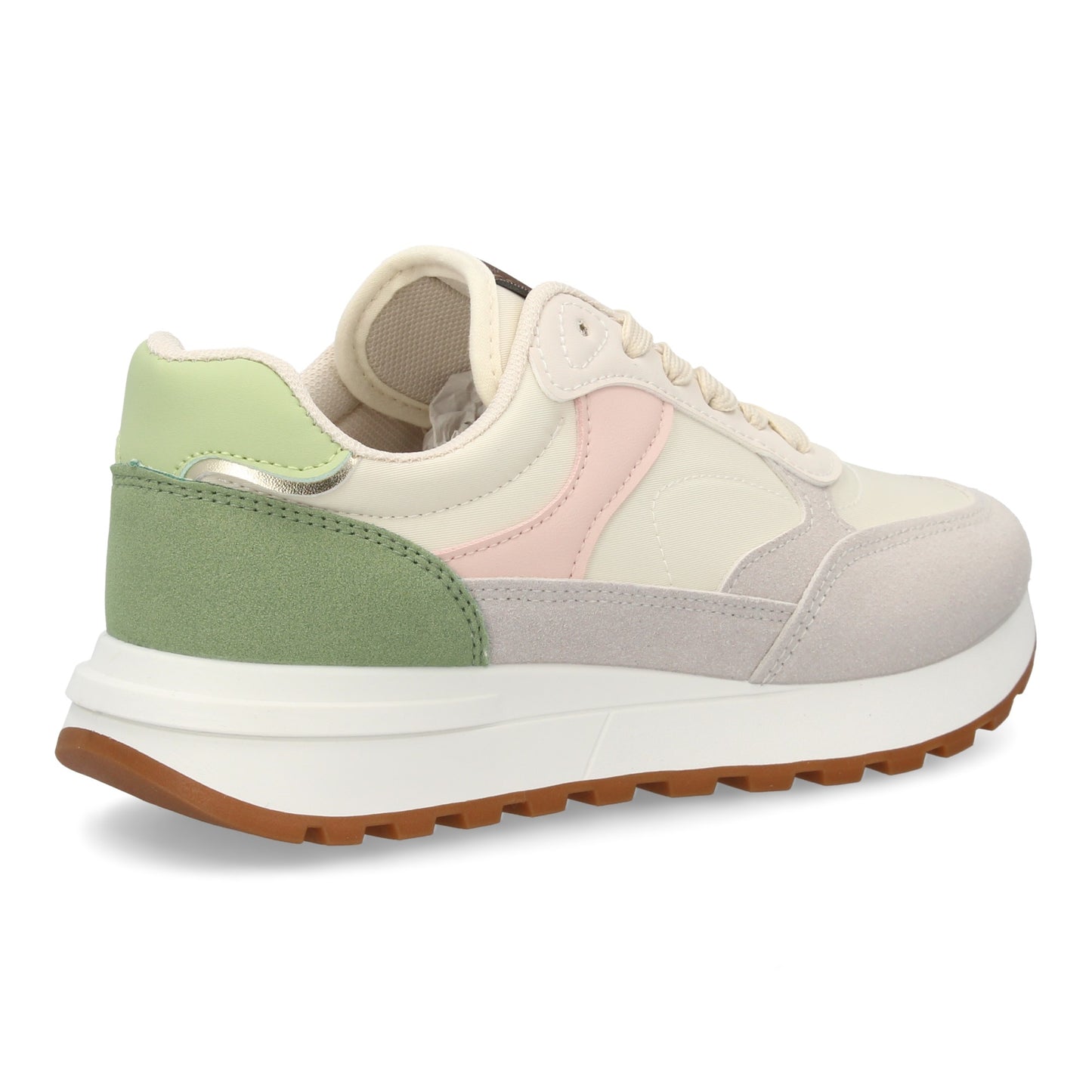 Zapatilla Sneaker Urbana Plana - Rosa Pastel
