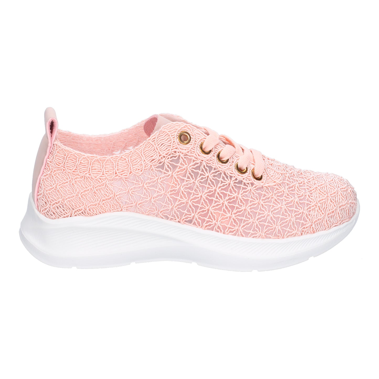 Zapatillas Casual de Mujer Color Rosa Elegante con Diseño Bordado