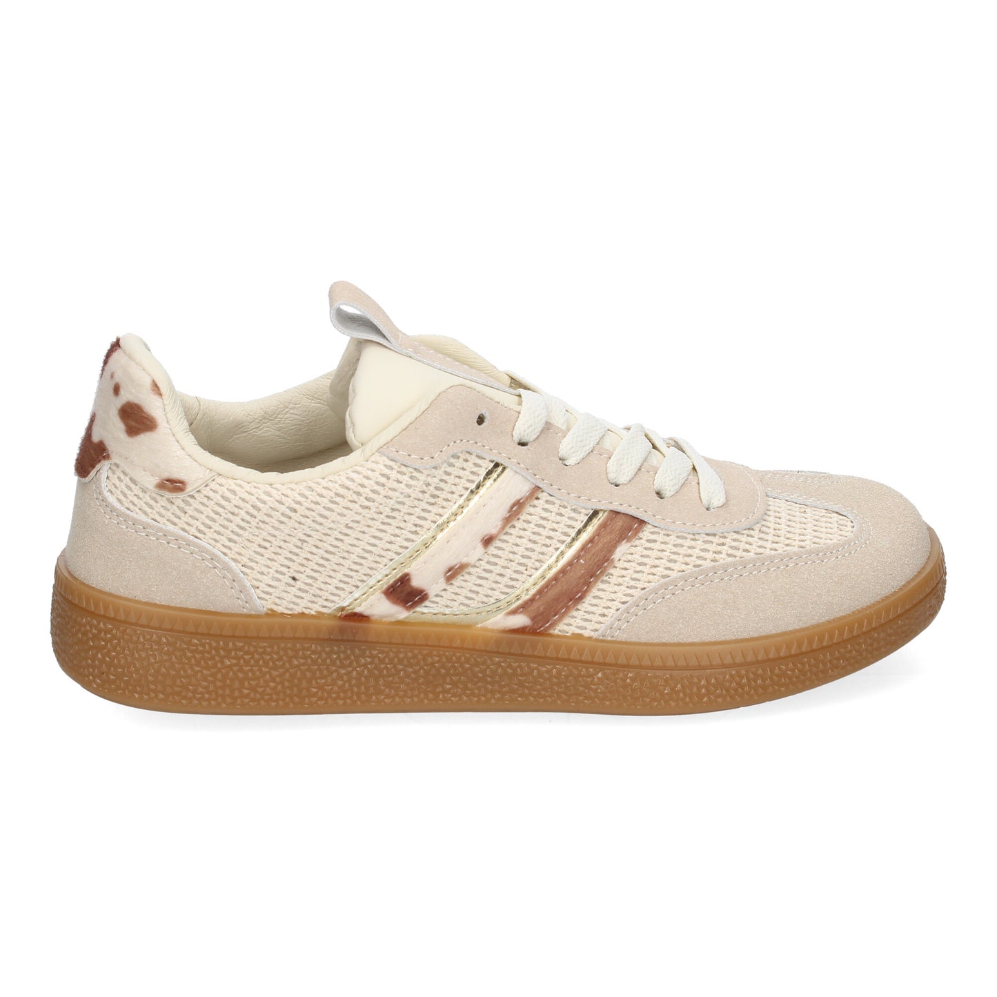 Zapatillas Deportivas Casuales Mujer Beige Cómodas y Versátiles