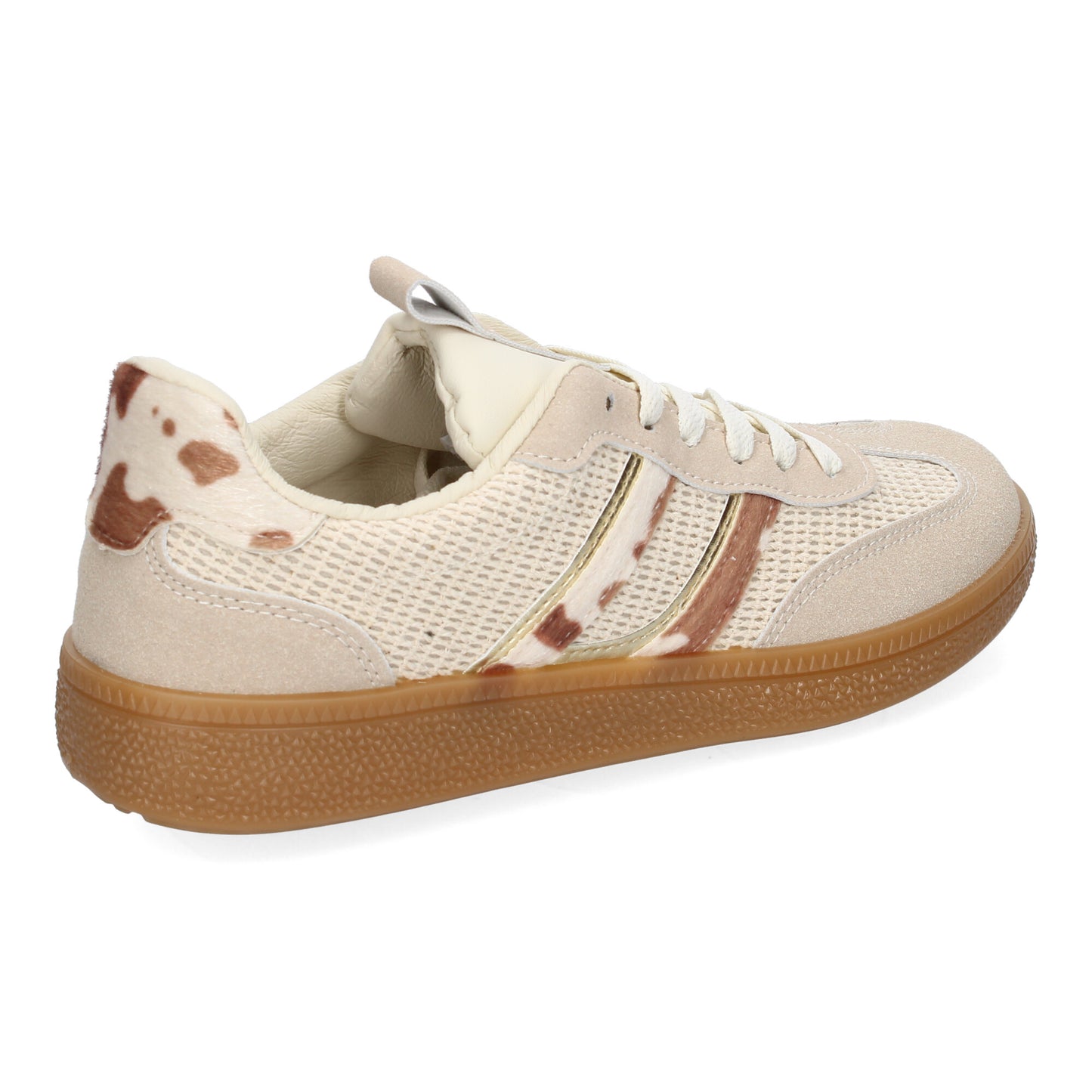 Zapatillas Deportivas Casuales Mujer Beige Cómodas y Versátiles