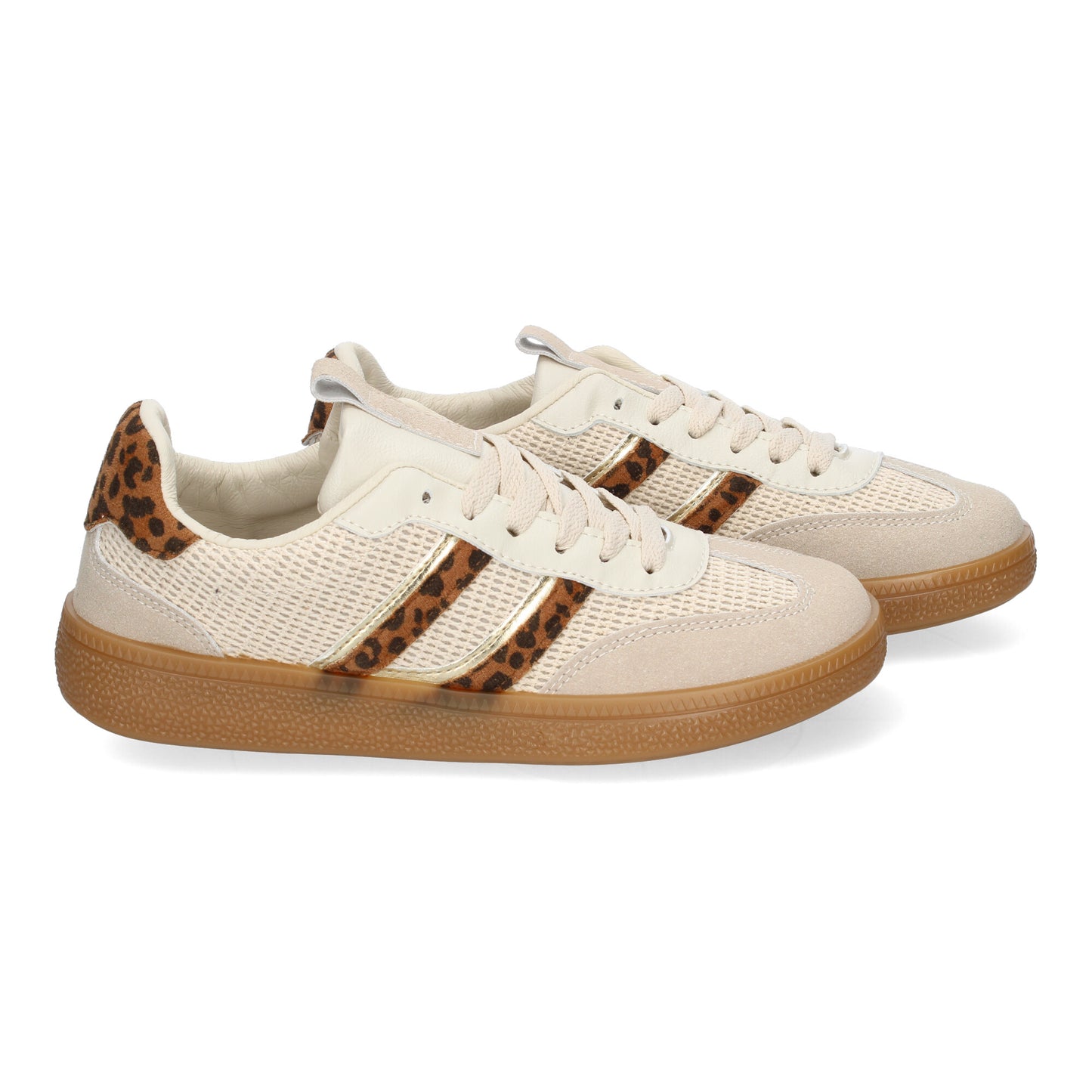 Zapatillas Deportivas Casuales Mujer Estampado Leopardo Versátiles