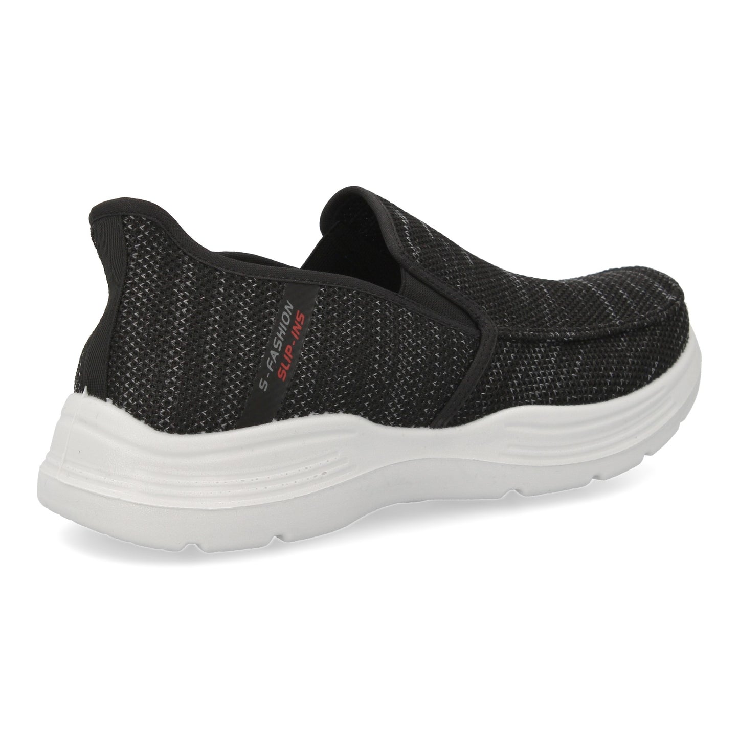 Zapatillas Deportivas para Hombre Negras Ligeras con Cierre Elástico