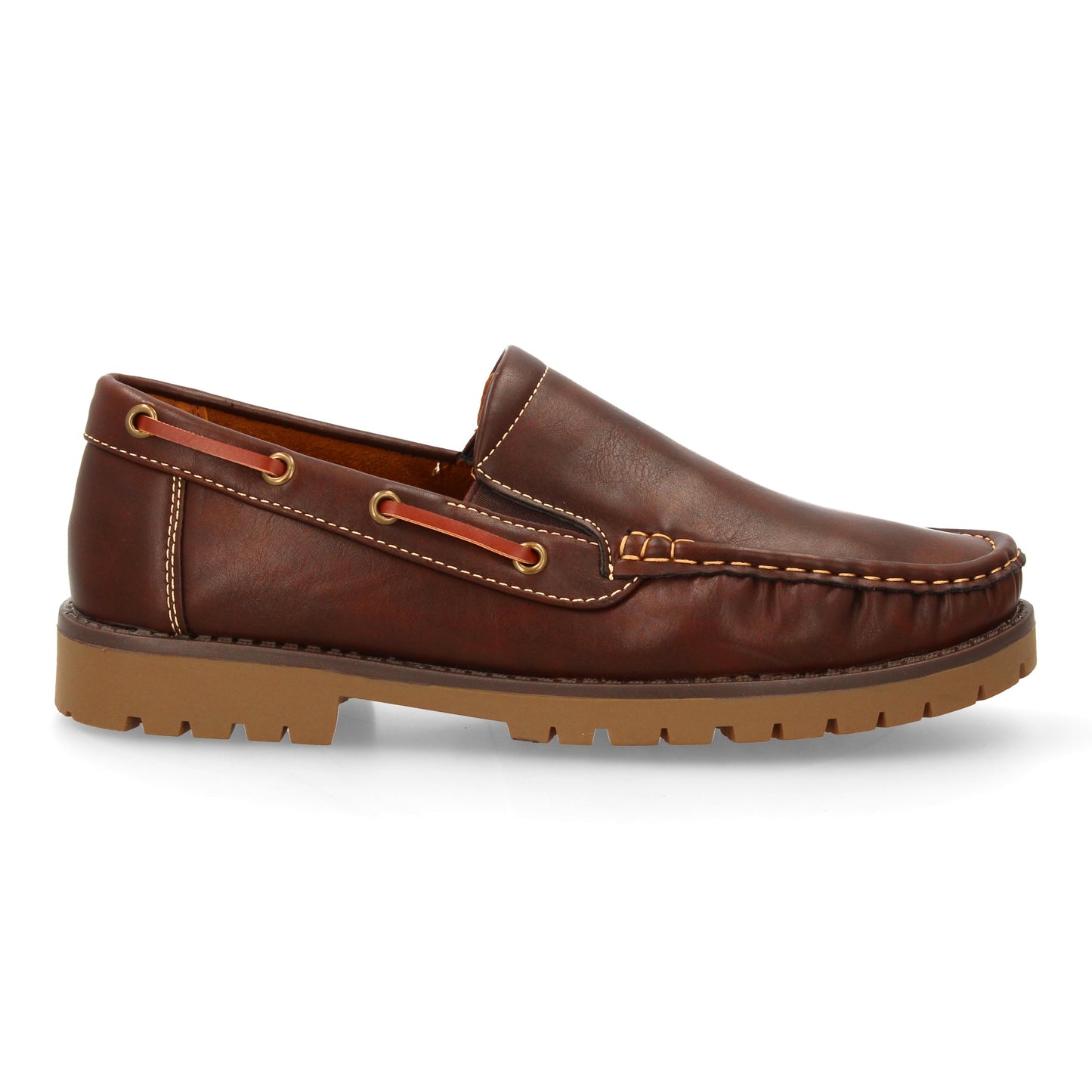 Zapatos Náuticos de Hombre Marrón Clásico - Suela Dentada