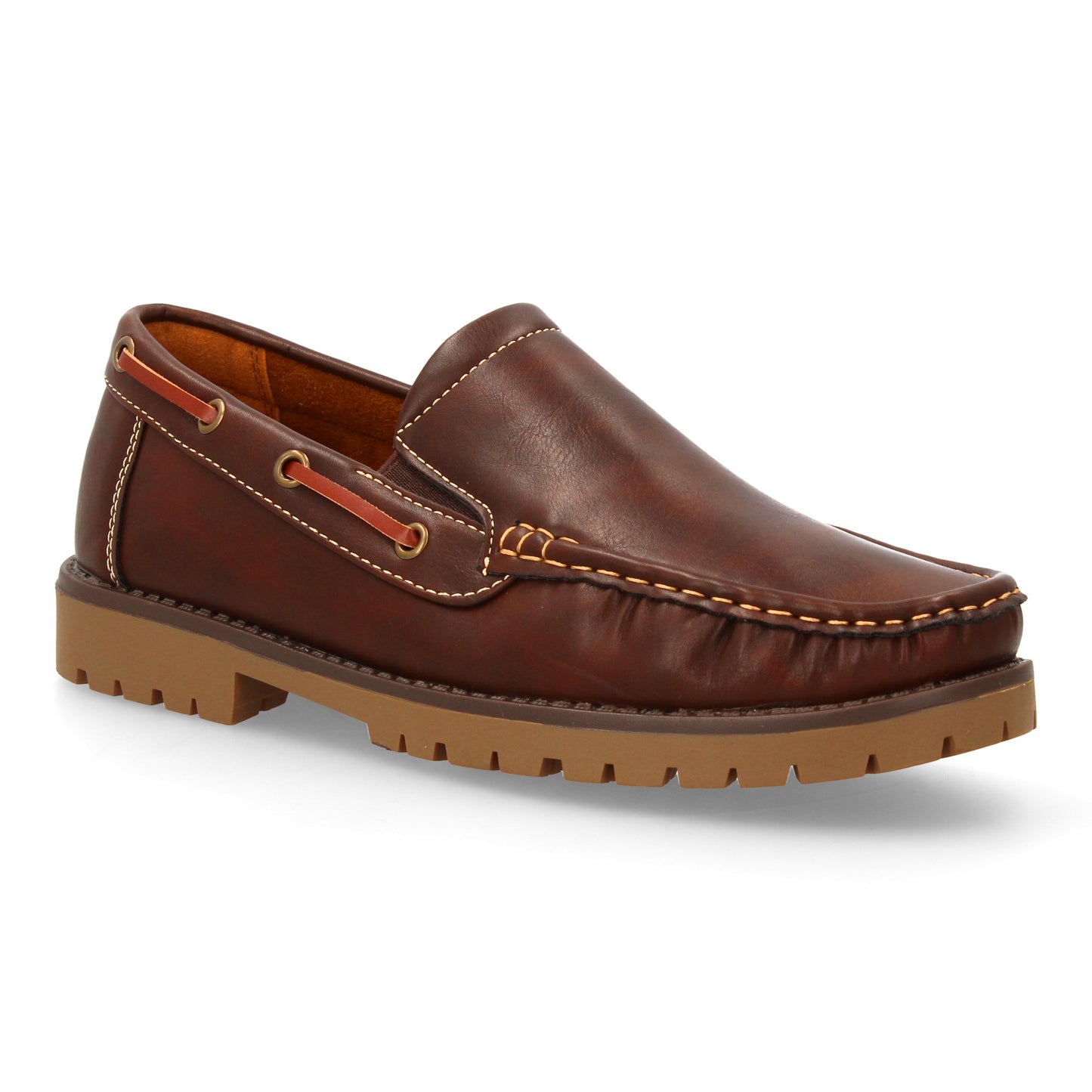 Zapatos Náuticos de Hombre Marrón Clásico - Suela Dentada