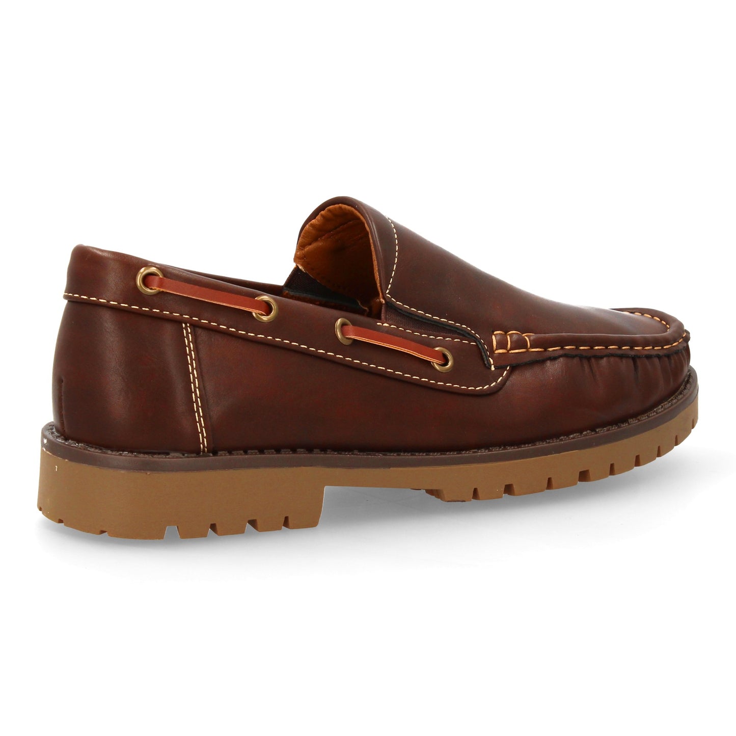 Zapatos Náuticos de Hombre Marrón Clásico - Suela Dentada