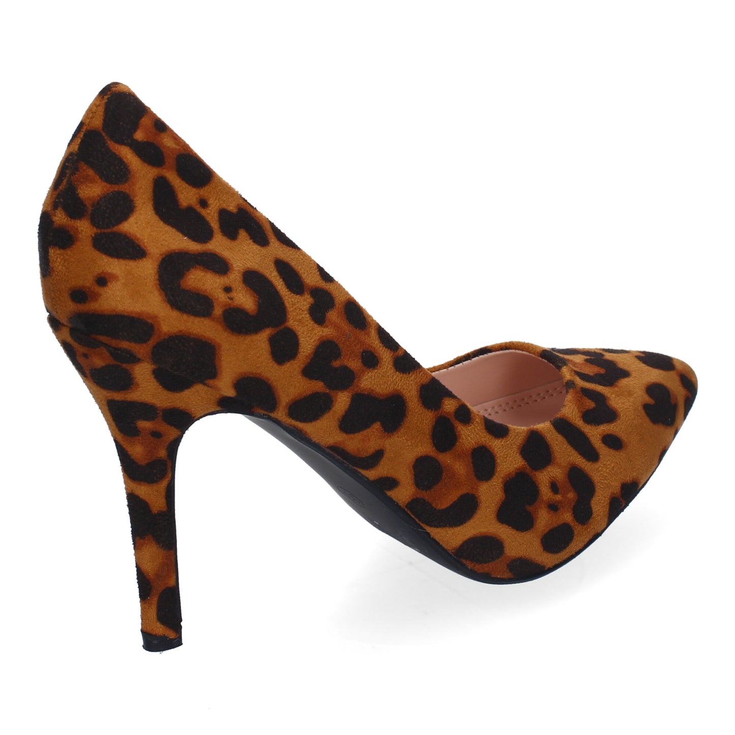 Zapato de Salón con Tacón para Mujer - Cómodo y Elegante con Punta Fina y Estampado de Animal Print en Color Leopardo