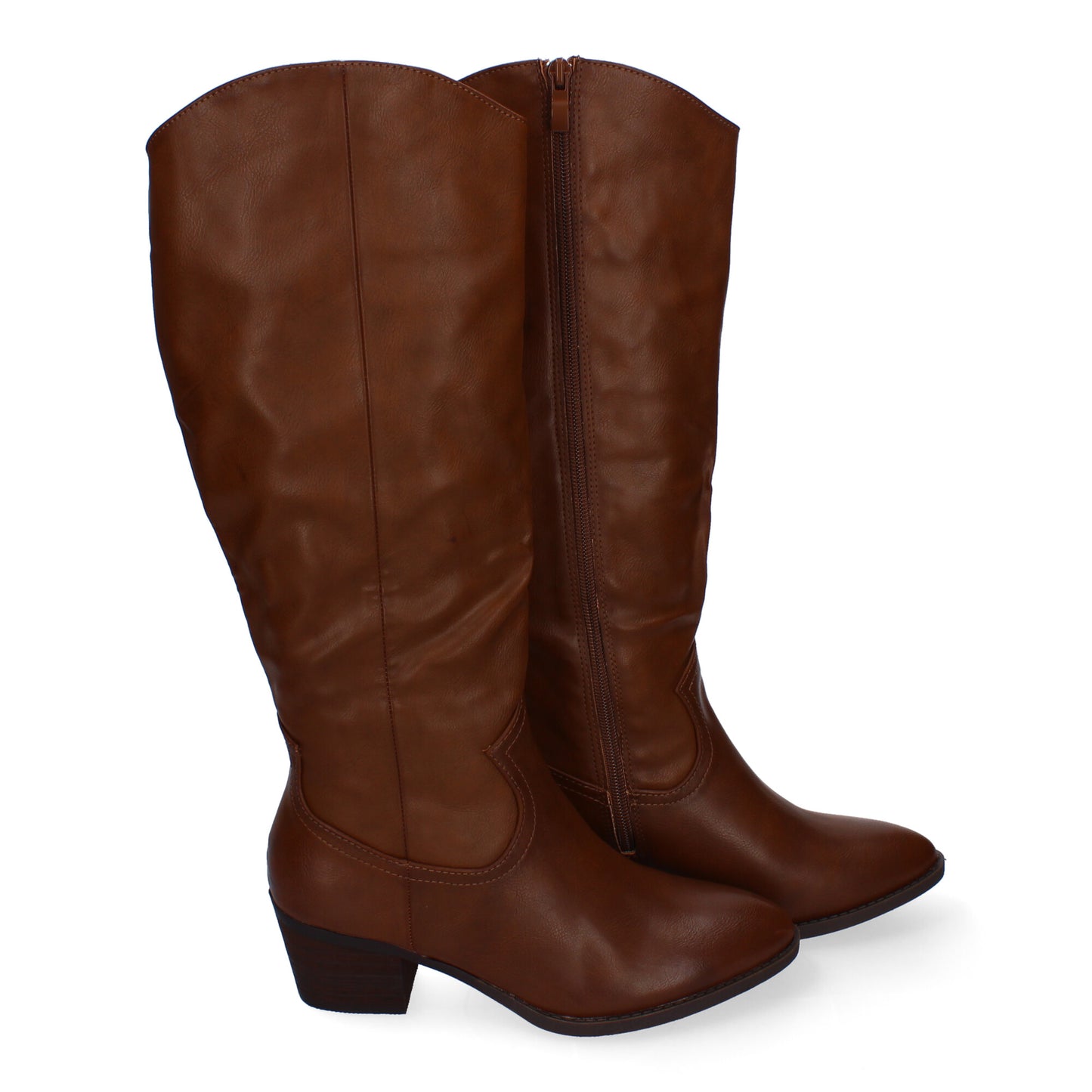 Botas kaki mujer tacón cómodo