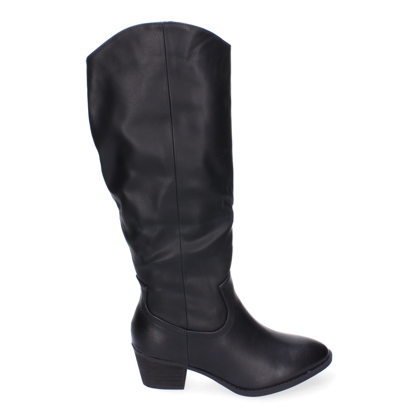 Botas de tacón negro cierre lateral