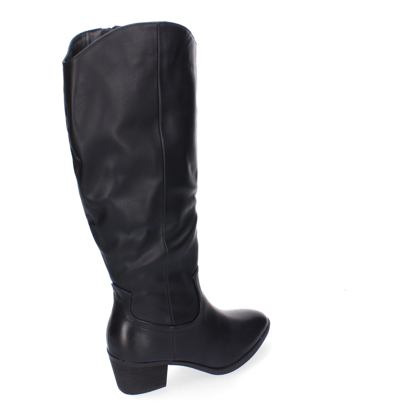 Botas de tacón negro cierre lateral