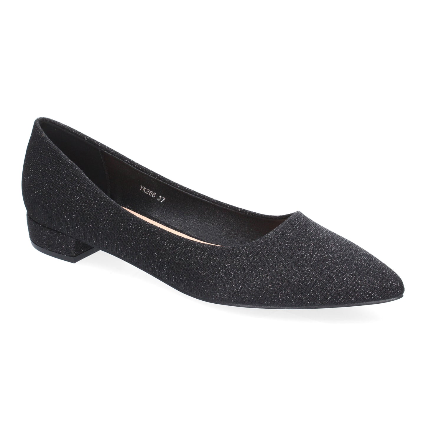 Bailarinas francesitas negras con punta fina