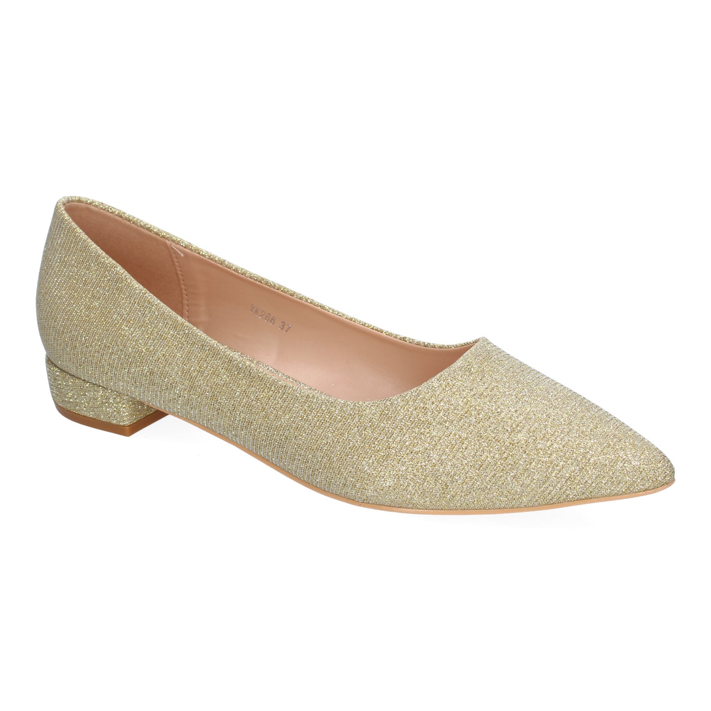 Bailarinas francesitas doradas (oro) con punta fina