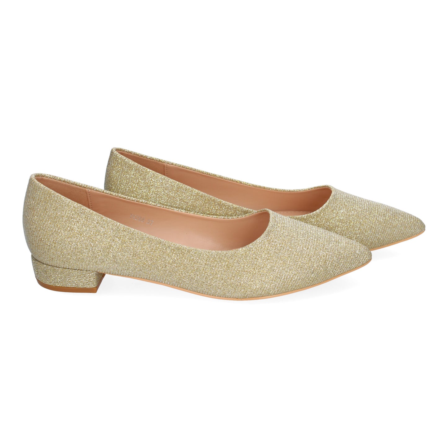 Bailarinas francesitas doradas (oro) con punta fina