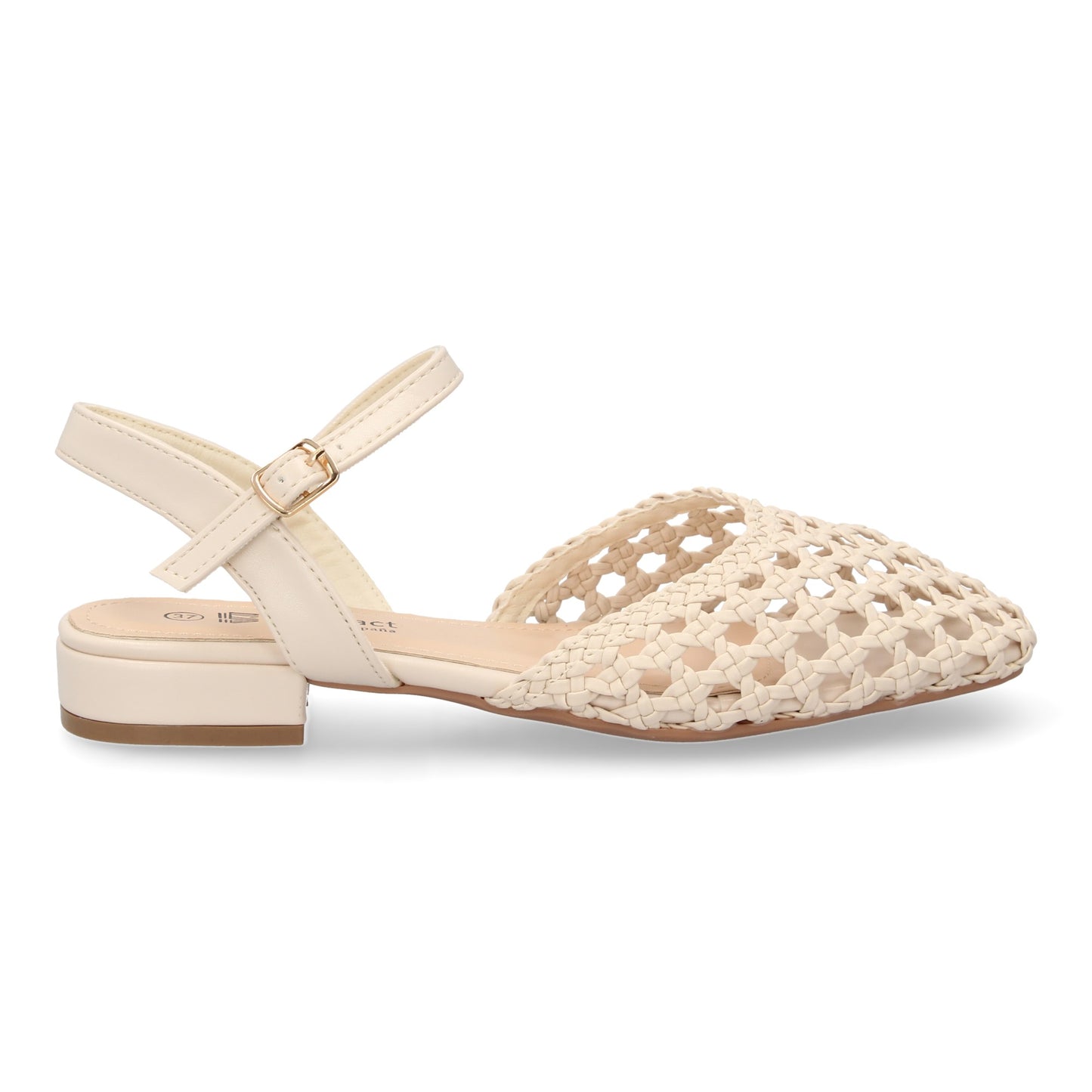 Zapato Plano Casual con Lazo - Beige