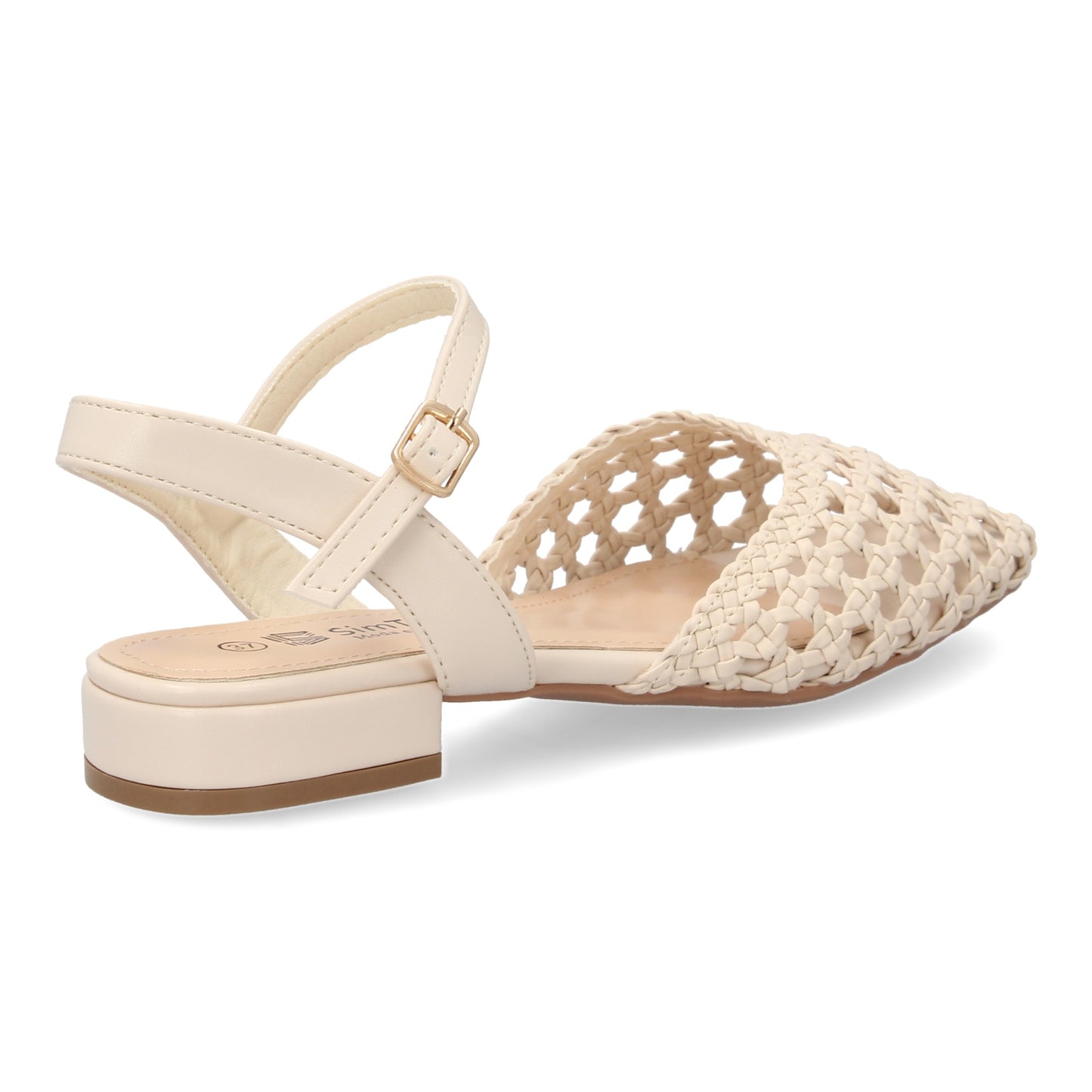 Zapato Plano Casual con Lazo - Beige