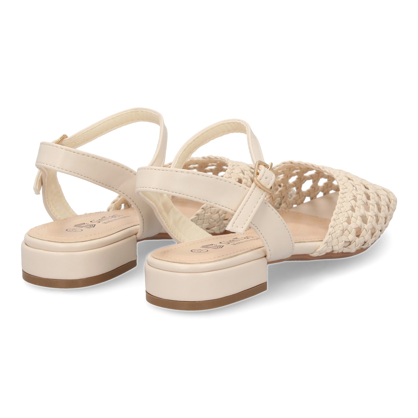 Zapato Plano Casual con Lazo - Beige
