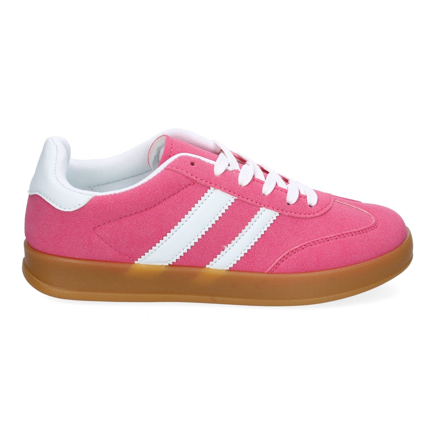 Zapatilla Sneaker Urbana Plana - Fucsia Vibrante
