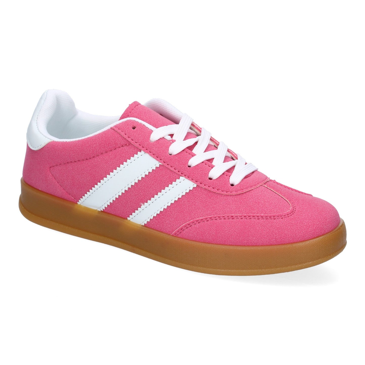 Zapatilla Sneaker Urbana Plana - Fucsia Vibrante