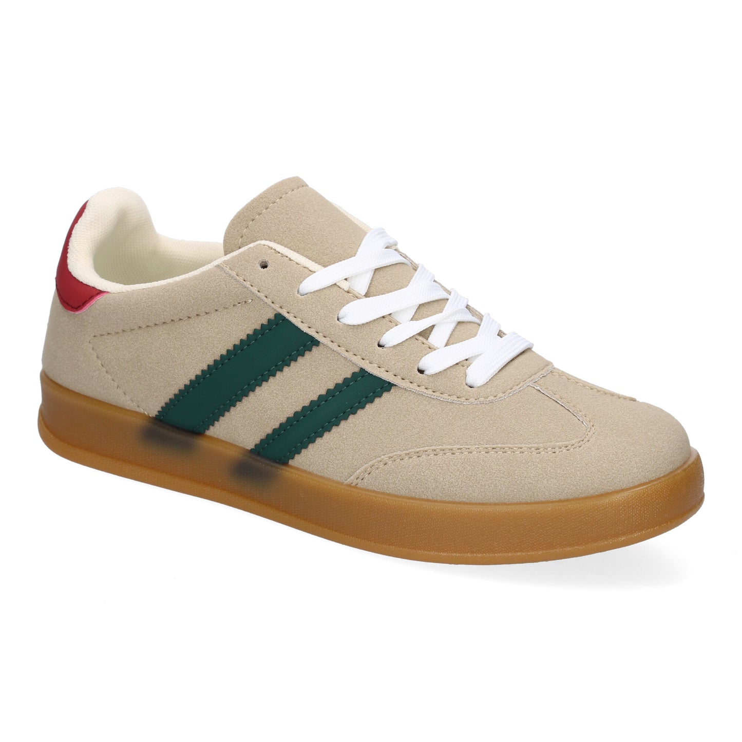 Zapatilla Sneaker Plana de Malla - Verde Kaki