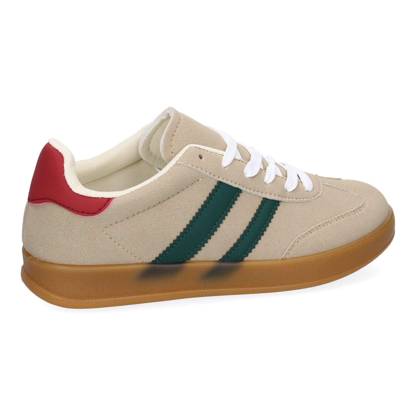 Zapatilla Sneaker Plana de Malla - Verde Kaki