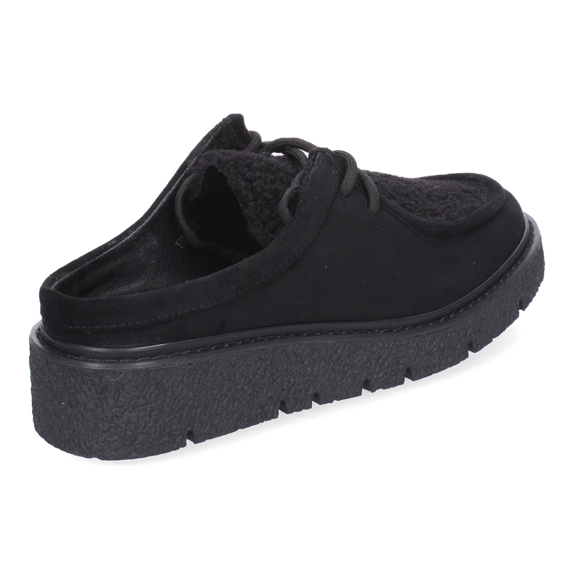 Mocasines wallaby negros plataforma