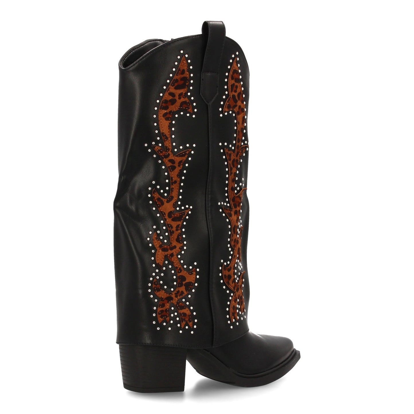 Botín Chelsea con Estampado de Leopardo