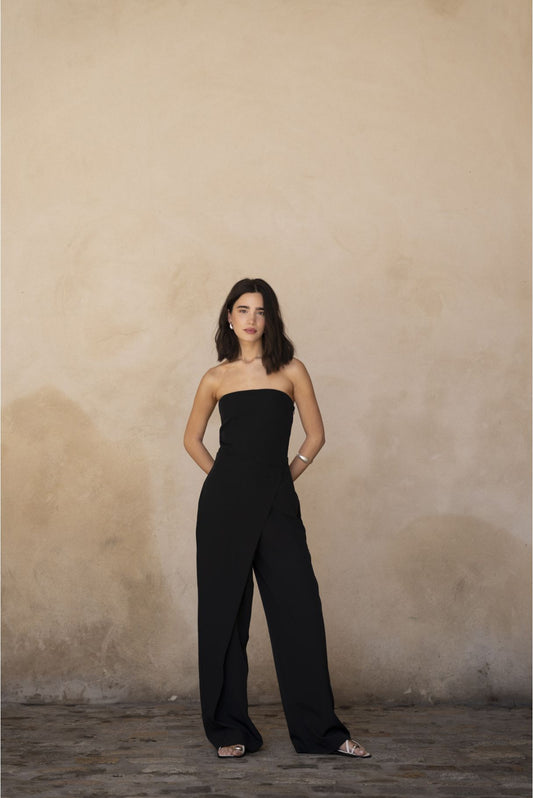 Mono largo pareo, elegante mono para mujer palabra de honor de Emarola & Co