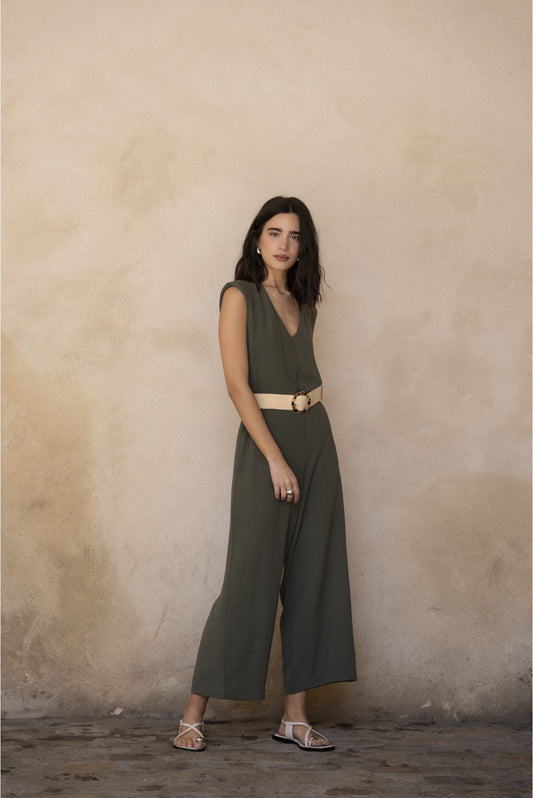 Mono crop cinturón, mono para mujer muy cómodo para el verano