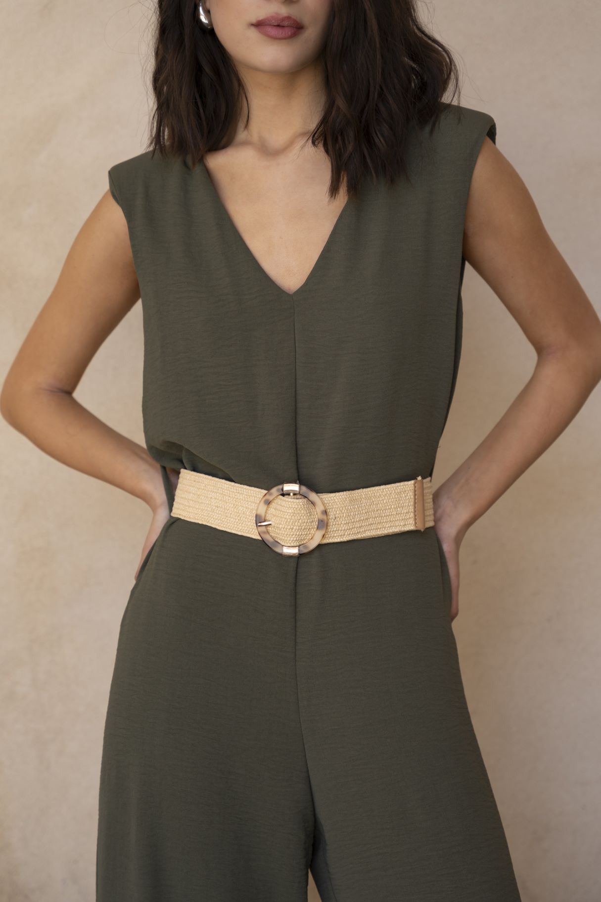 Mono crop cinturón, mono para mujer muy cómodo para el verano