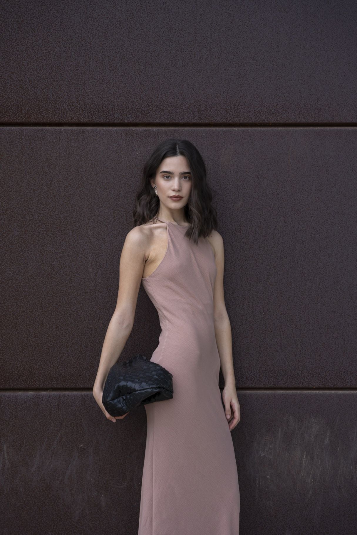 Vestido halter largo, vestido elegante de mujer, vestido de invitada de Emarola & Co