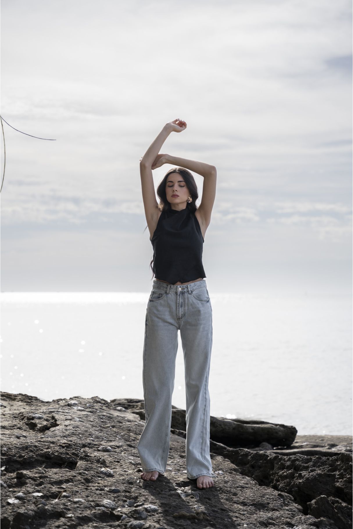 Jeans wide leg, pantalones vaqueros para mujer de Emarola & Co